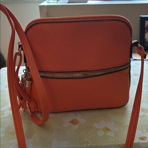 Orange Crossbody Bag